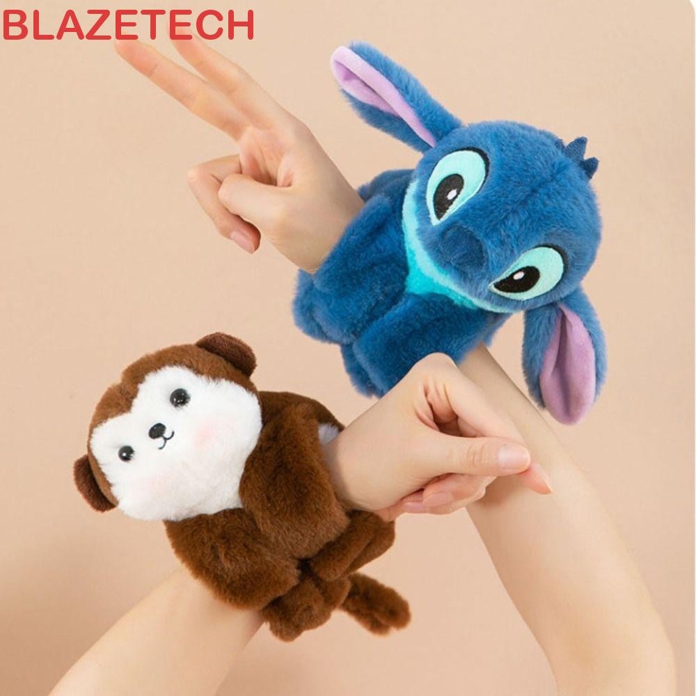 Blazetech ตุ๊กตาตุ๊กตา Slap สร้อยข้อมือ, Kulomi Capybara Rodent Slap สร้อยข้อมือชุด, Capybara ตุ๊กตาของเล่น 23 ซม.ข้อมือนุ่มสไตล์ Capybara ตุ๊กตาสายรัดข้อมือตกแต่งบ้าน