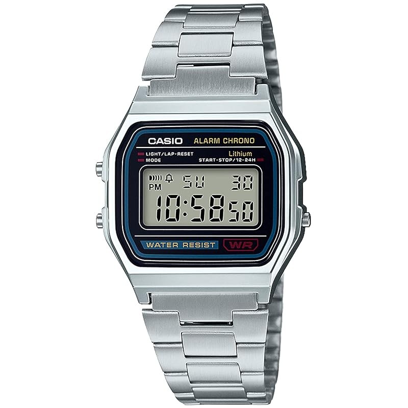 [Casio] Watch Casio Collection A158Wa-1Jh Mens Silver Direct From Japan
