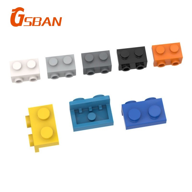 Gsban 99781 อิฐ 10pcs วงเล็บ 1x2-1x2 อนุภาค Building Blocks อุปกรณ์เสริม MOC DIY ของเล่น