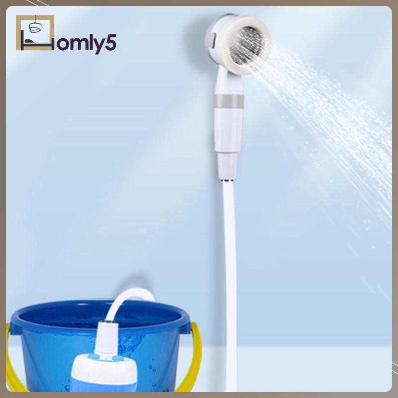 [Homyl5] ฝักบัวกลางแจ้งไฟฟ้า,ปั๊มฝักบัวแคมป์,usb น้ําหนักเบาแบบพกพา