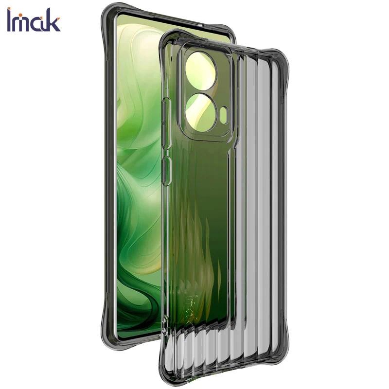 เคส Moto G85 5G IMAK Shock-proof Soft โปร่งใส Matte สําหรับ Moto S50 Neo 5G