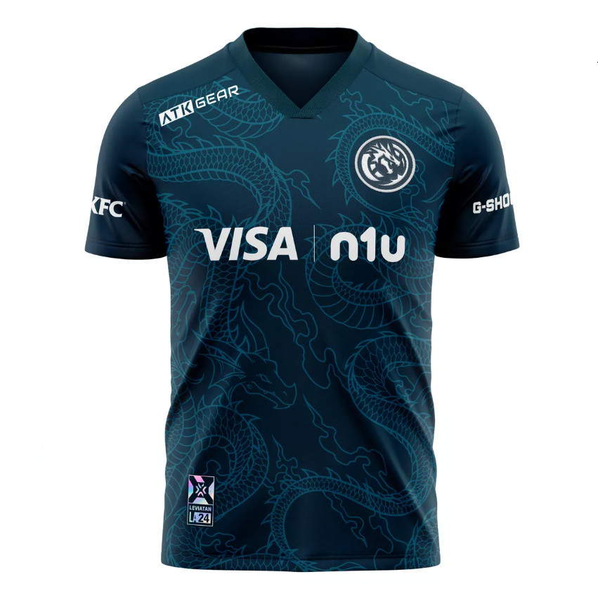 เสื้อเจอร์ซีย์ Leviatan Aspas 2024 Leviatan E-sports Valorant Game VCT Championship Limited Team Uni