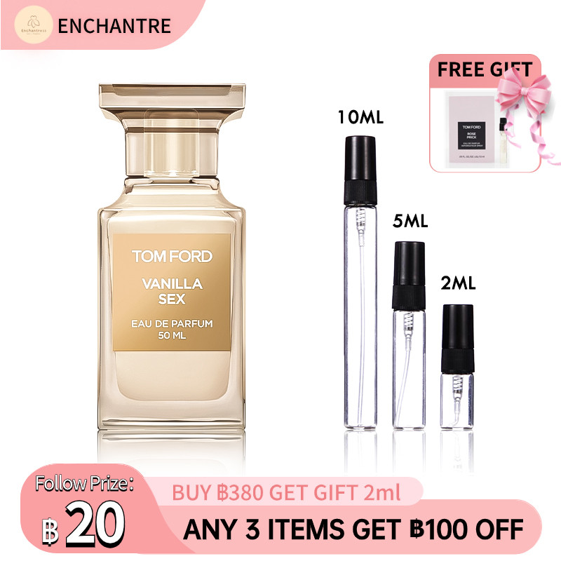 【สปอตสินค้า】น้ําหอมแท้ 100% Tom Ford Vanilla Sex & Soleil Neige & Noir de Noir EDP 2ml/5ml/10ml