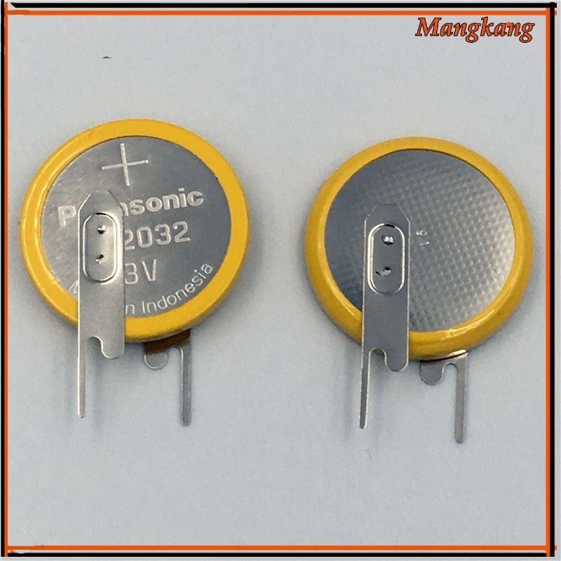พร้อมส่ง! ถ่านไบออส CR2032  3v มีขาเพื่อบัดกรี Panasonic ของแท้  ส่งของทุกวัน