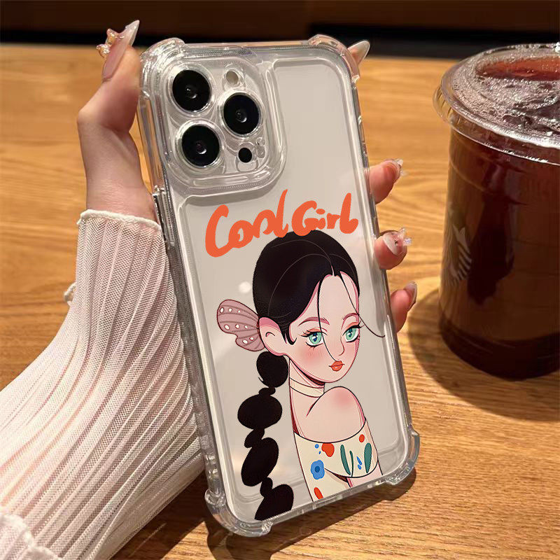 CASE นิ่มกันกระแทกเคสโทรศัพท์ สำหรับรุ่น เคสสำหรับ 13/12/14 Plus Pro Max 8/7 Plus X/XR 11 12pro โบว์สีชมพู