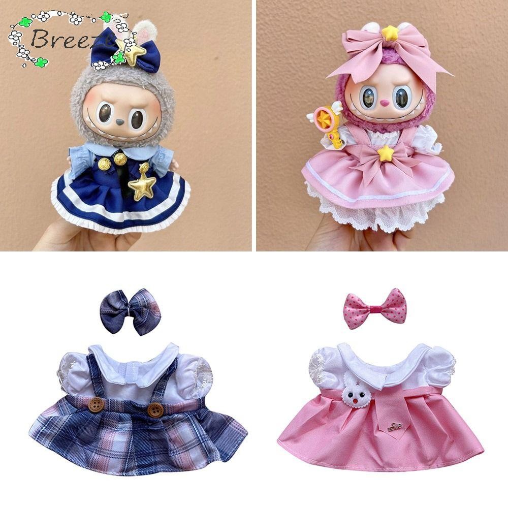 อุปกรณ์เสริมตุ๊กตา BREEZE,|เสื้อผ้าตุ๊กตา Labubu ทําด้วยมือ ทนทาน Labubu Time To Chill Filled Bow Sequined Gauze กระโปรง Cos ของขวัญเสื้อผ้าตุ๊กตาทํามือ