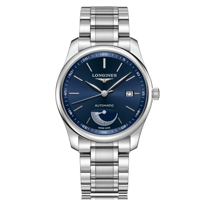 Longines Longines Longines Master Series Power Reserve นาฬิกาผู้ชายเหล็กกลไกอัตโนมัติ L2.908.4.962.