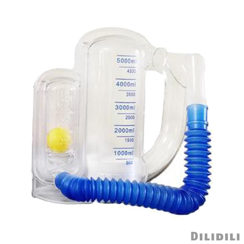 [ 5000 มล. อุปกรณ์การหายใจในความจุ Spirometer หายใจไม่ออกเครื่องออกกําลังกายหายใจปอด
