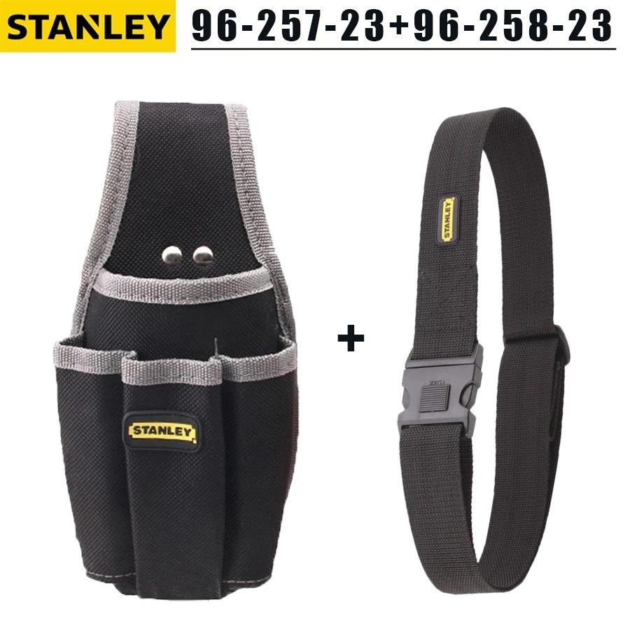 Stanley 96-257-23/96-258-23 2 กระเป๋า + 2 แจ็คกระเป๋าเครื่องมือแบบพกพากระเป๋าเครื่องมือขนาดเล็ก กระเป๋าคาดเอว กระเป๋าคาดเอว กระเป๋าคาดเอว