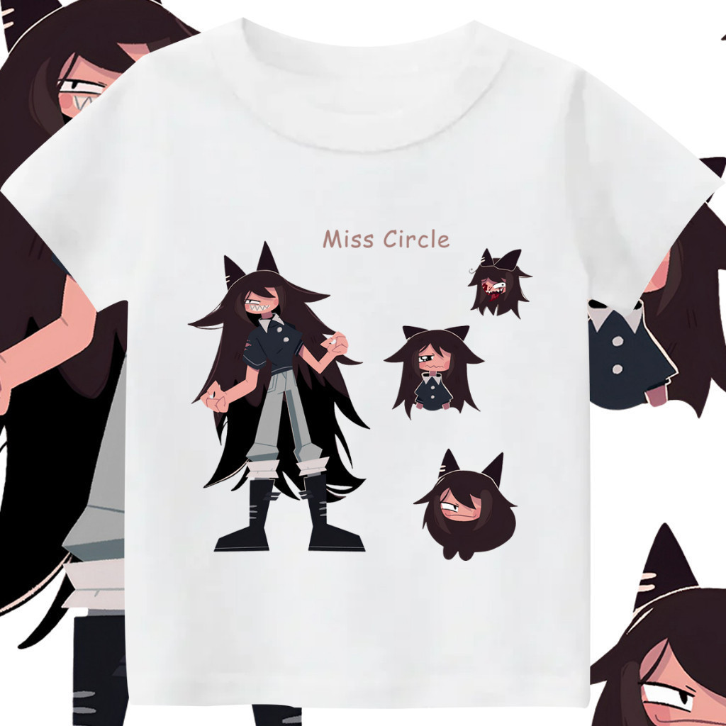 Children's T-shirt เสื้อยืดเด็กพิมพ์ลาย Miss Circle's FUNDAMENTAL PAPER EDUCATION 100-150cm