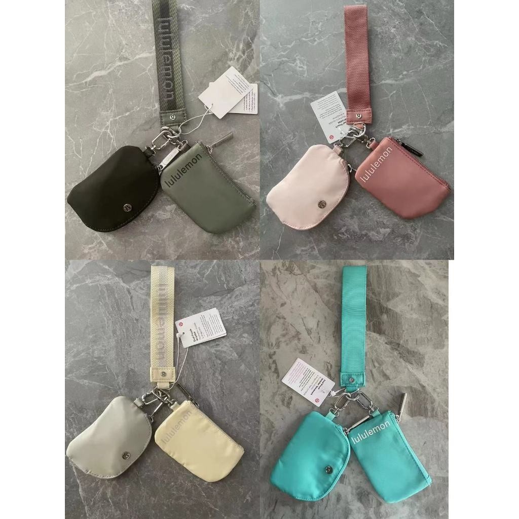 Lululemon Key Bag กระเป๋าสตางค์ใส่เหรียญ ชุดสองชิ้น