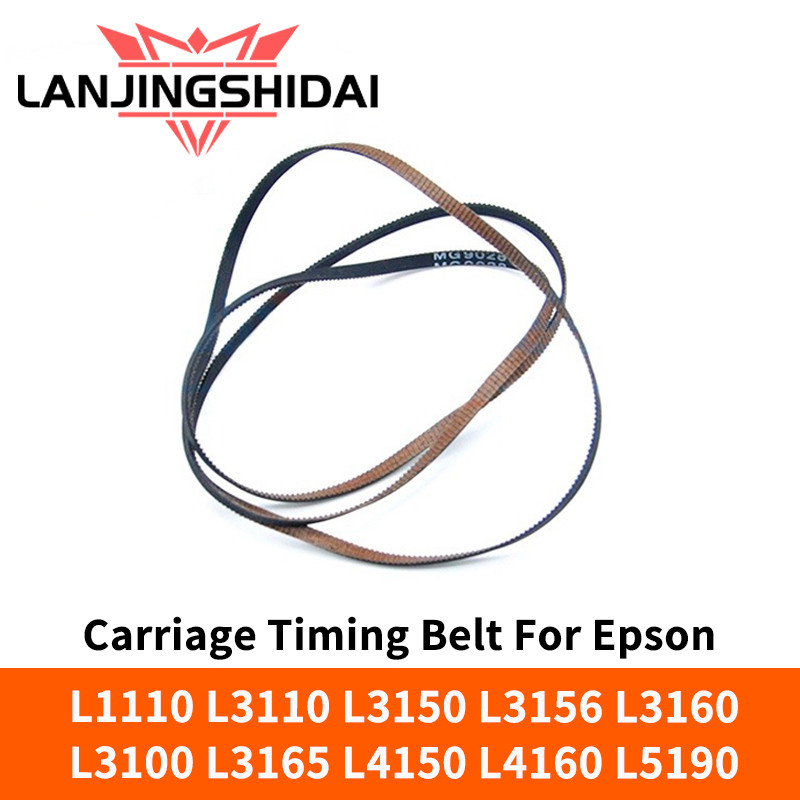 Epson L3110 Carriage Timing Belt สําหรับ Epson L1110 L3110 L3150 L3156 L3160 L3100 L3165 L4150 L4160 L5190 MG9028 Timing เข็มขัดเครื่องพิมพ์