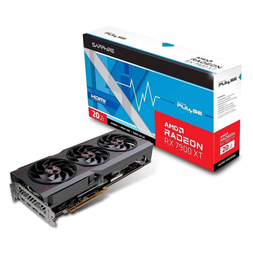 VGA SAPPHIRE PULSE AMD RADEON RX 7900 XT GAMING OC 20GB GDDR6 DUAL HDMI/DUAL DP