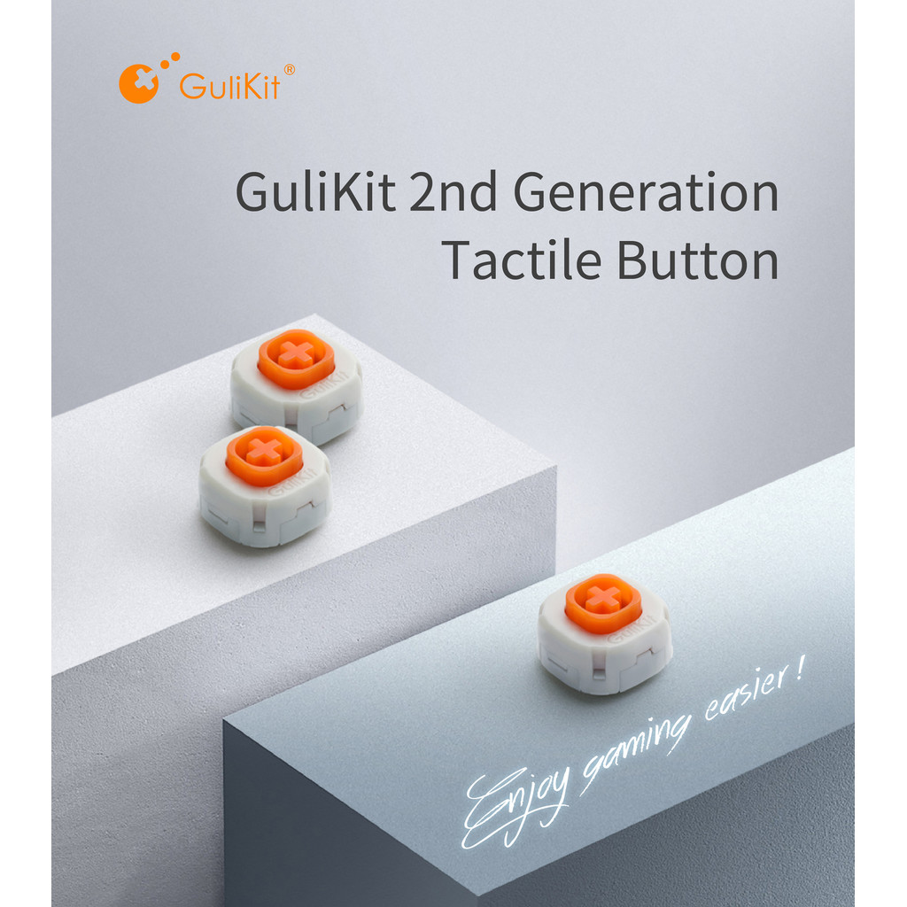 Gulikit ปุ่มสัมผัสรุ่นที่ 2 สําหรับ Gulikit Kingkong 2 Pro ตัวควบคุมเกม KK3 จอยสติ๊กซ่อมอุปกรณ์เสริม