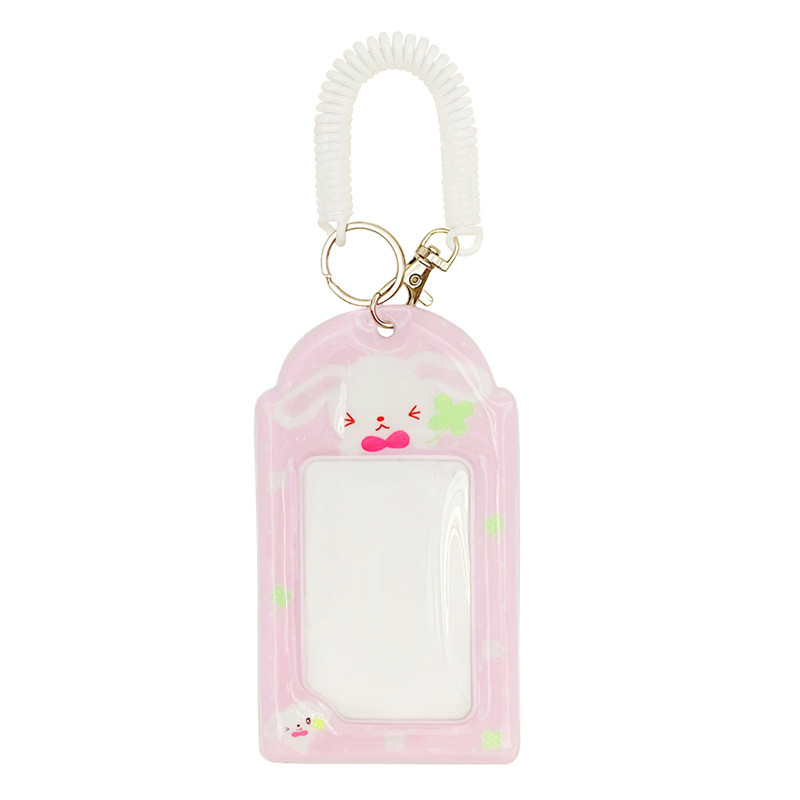 Sugarbunnies Shirousa Card Holder Case Kawaii น่ารักกระเป๋าพวงกุญแจ Idol Photo Display Pass Case