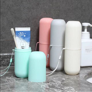 ถ้วยแปรงสีฟันเดินทางกล่องแปรงสีฟันอเนกประสงค์แบบพกพาที่เก็บถ้วยแปรงสีฟัน G2721