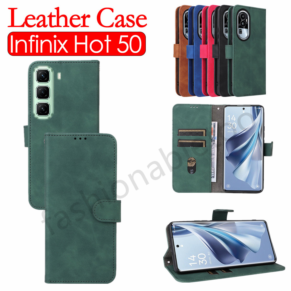 Flip หนังสําหรับ infinix Hot 50 i 50i 50 60 pro plus 60i Hot50i Hot50pro + Hot50proplus Hot60i Hot60