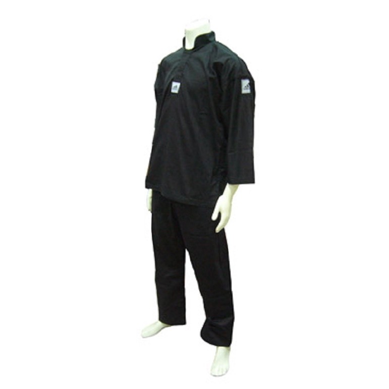 Adidas Silat Uniform Black World Taekwondo Federation Male