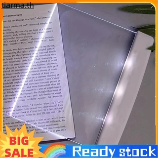 Tiarma ไฟอ่านหนังสือการมองเห็นกลางคืนแบบแผงแบน LED, ไฟอ่านหนังสือป้องกันดวงตา ไฟอ่านหนังสือกลางคืนของนักเรียน