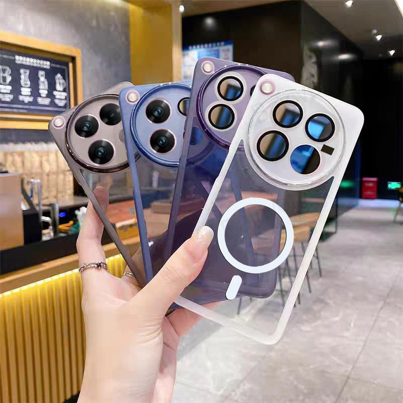 เคสโทรศัพท์แฟชั่นสําหรับ Infinix ZERO 40 5G 4G สีสัน Anti-Drop กล้องเกราะป้องกันฝาหลังรองรับแม่เหล็กชาร์จไร้สาย