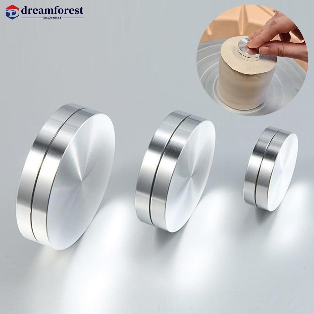 Dreamforest เครื่องมือปั้นดินเผา Clay Trimming Spinner เครื่องมือ Fixing Clay Moulding มือ Trim Stabilizer Mini ปั้นดินเผาล้อแบริ่ง Rotary Disc เซรามิคเครื่องมือ T9Z7