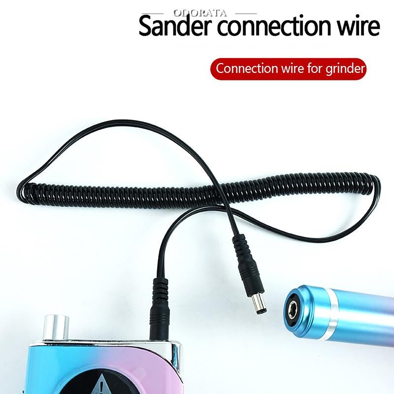 [กลิ่น] 1/1.5ม ชาร์จเครื่องขัดเล็บสายเชื่อมต่อจับสําหรับพอร์ตสองหัวอุปกรณ์แต่งเล็บใหม่