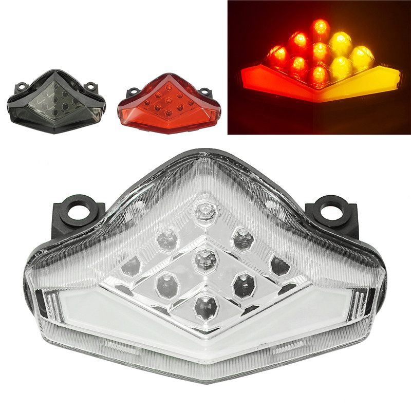 สําหรับ Kawasaki ER6N ER6F Ninja 650 2012-2016 ไฟท้ายด้านหลังไฟเลี้ยวเบรคไฟ LED แบบบูรณาการ