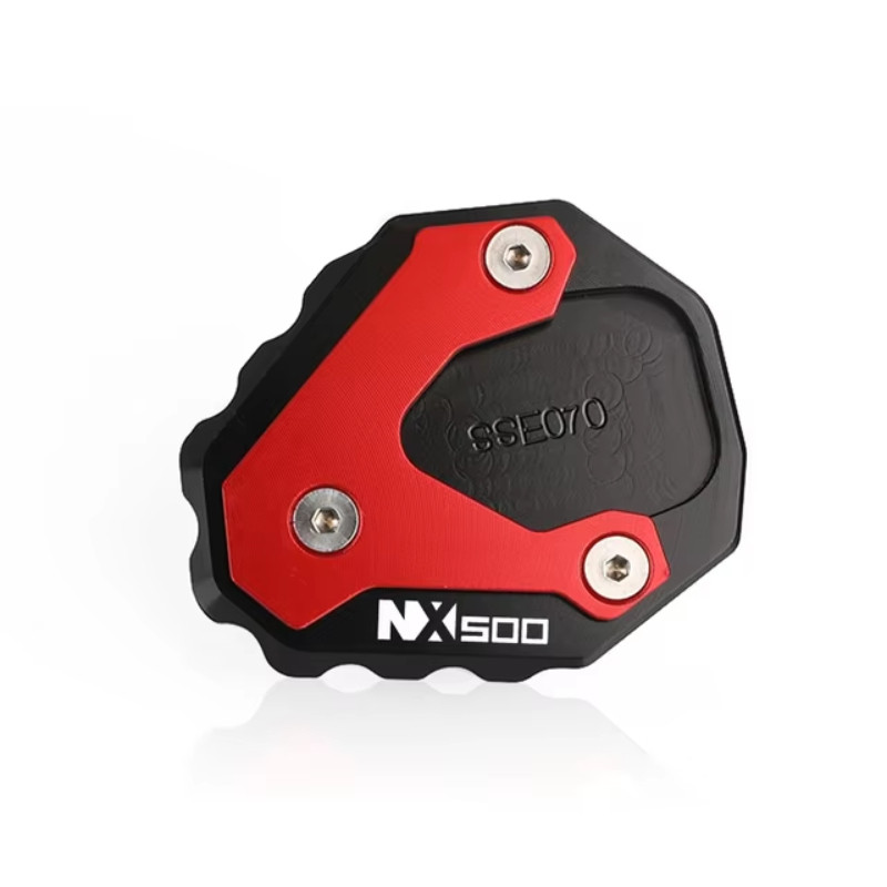 สําหรับ HONDA NX500 NX 500 NX400 NX 400 2024-2025 รถจักรยานยนต์ CNC Kickstand ขาตั้ง Extension Pad แผ่น