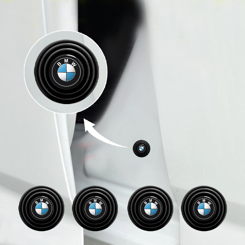 4pcs รถประตู Shock Cushioning Anti-collision สําหรับ BMW E61 E81 E87 1 2 3 4 5 6 7 Series X1 X3 X4 X