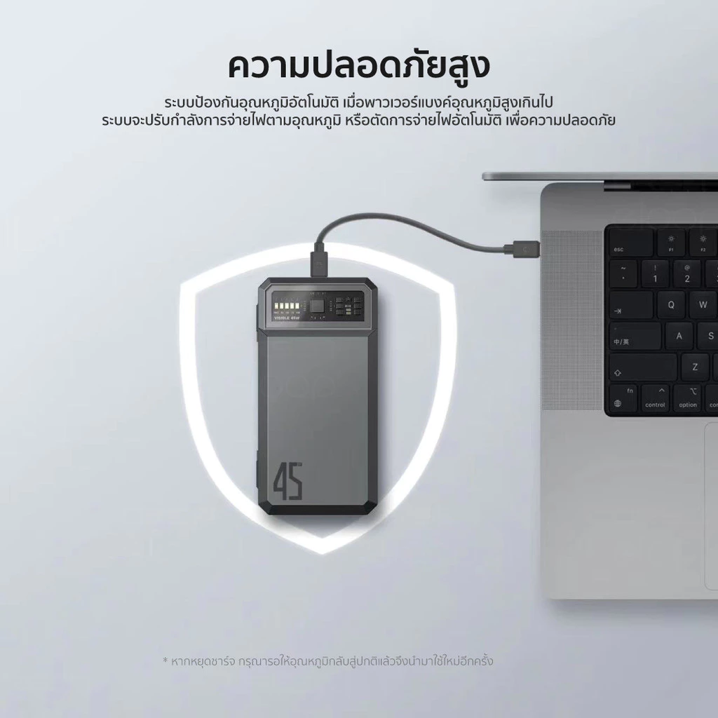 [ส่งไว] Orsen by Eloop E59 แบตสำรอง 20000mAh รองรับ QC3.0 PD PPS UFCS 45W PowerBank Type C Output พาวเวอร์แบงค์ thumbnail 5