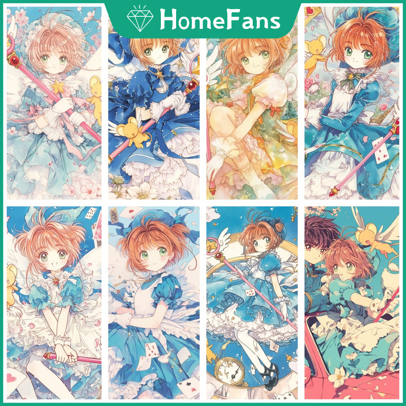 HFSakura Sakura 5D DIY เพชรจิตรกรรมชุด Cosmic Cross เพชรเย็บปักถักร้อยภาพวาด Rhinestone โมเสคเพชร Art Home Decor ภาพวาด