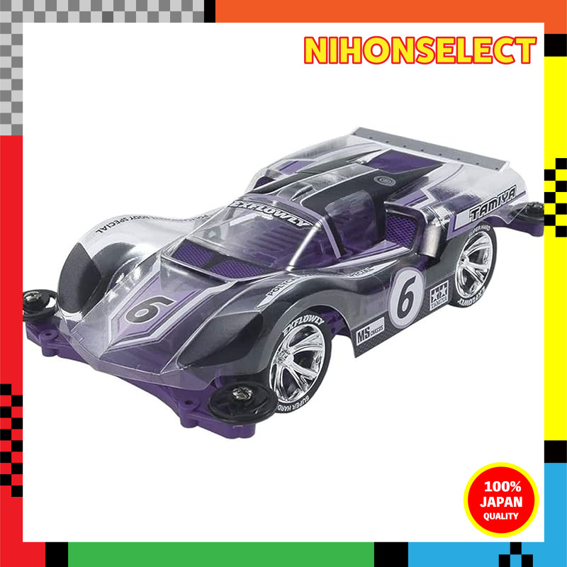 TAMIYA Mini 4WD Special Project Product Exflory Polycarbonate Body Special (Purple) MS Chassis 95571