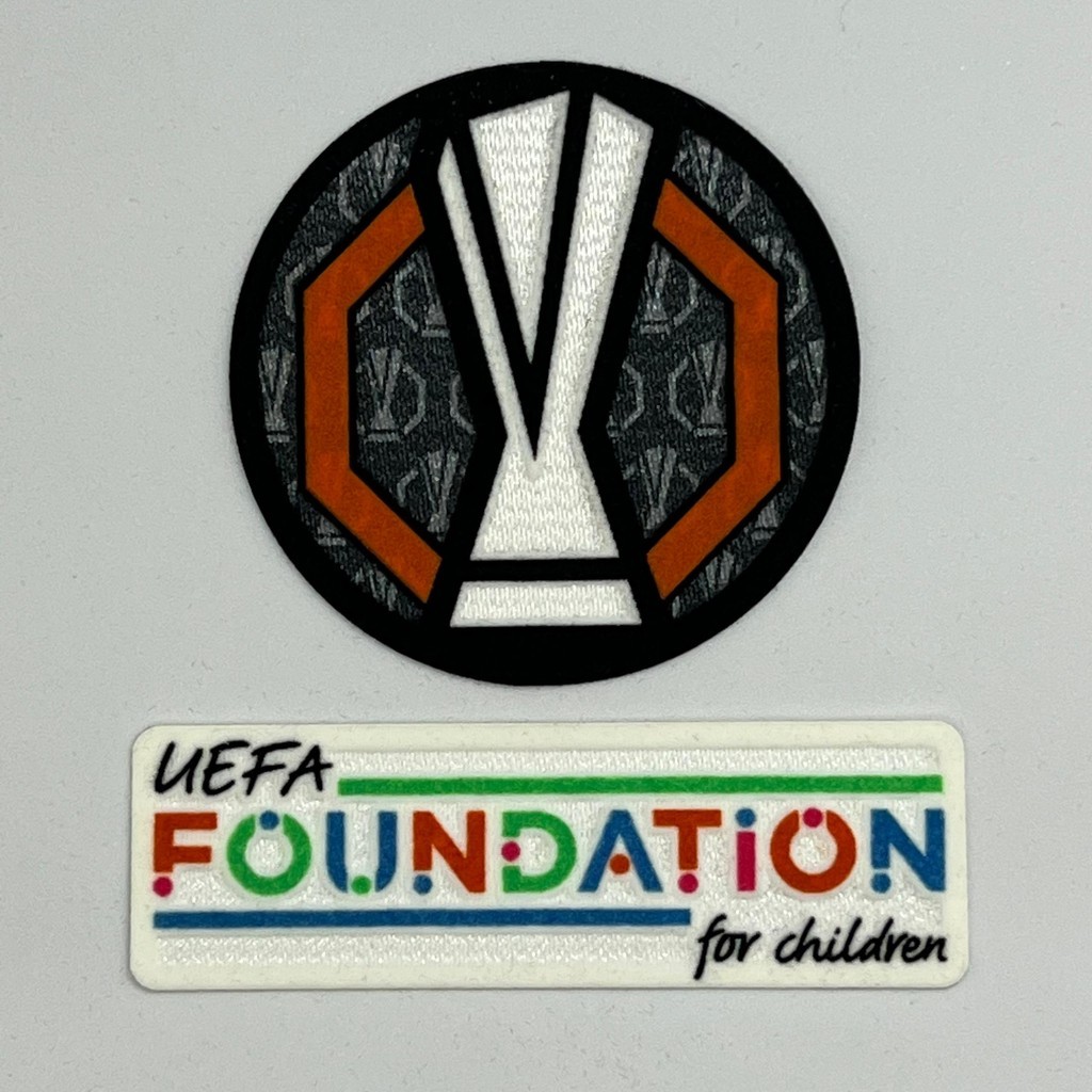 อย่างเป็นทางการ UEFA EUROPA LEAGUE 2024-25 UCL + UEFA FOUNDATION Patch
