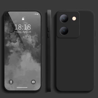 เคส Vivo Y27S / Y36 สีทึบ Vivo Y27S เคสซิลิโคนป้องกันการตกสีธรรมดาเรียบง่าย YT