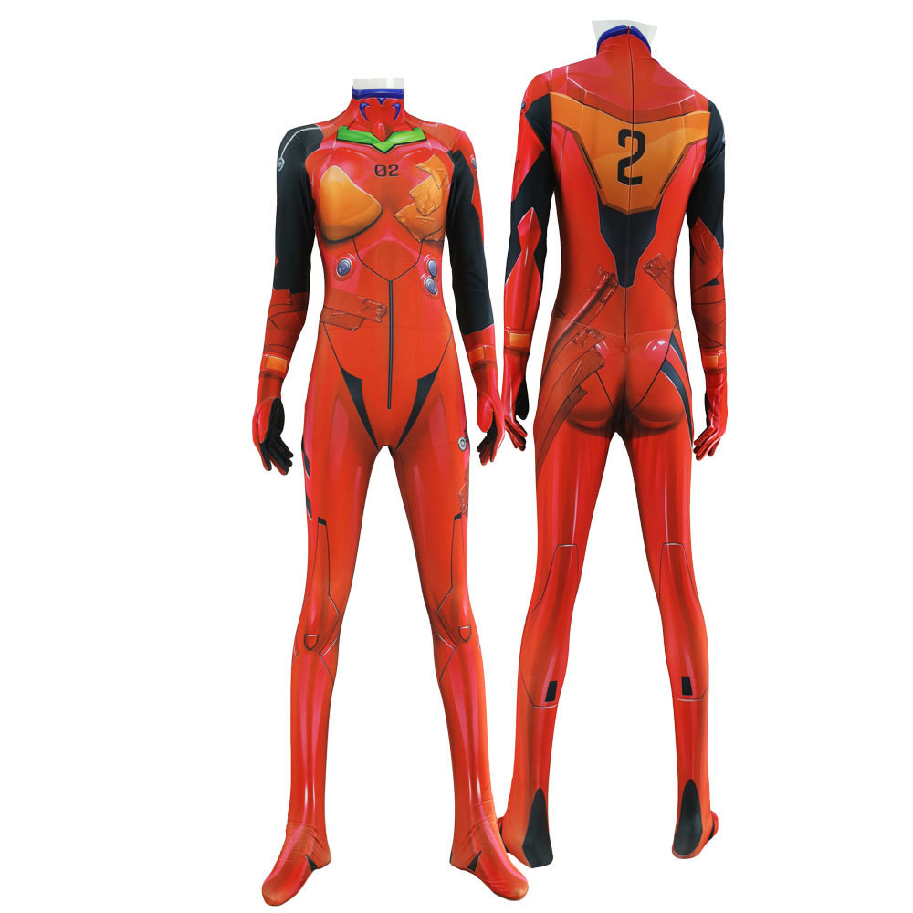 [ส่งด่วนเฉพาะจุด] จัดหา Neon Genesis Evangelion Asuka COSPLAY EVA Asuka Langley