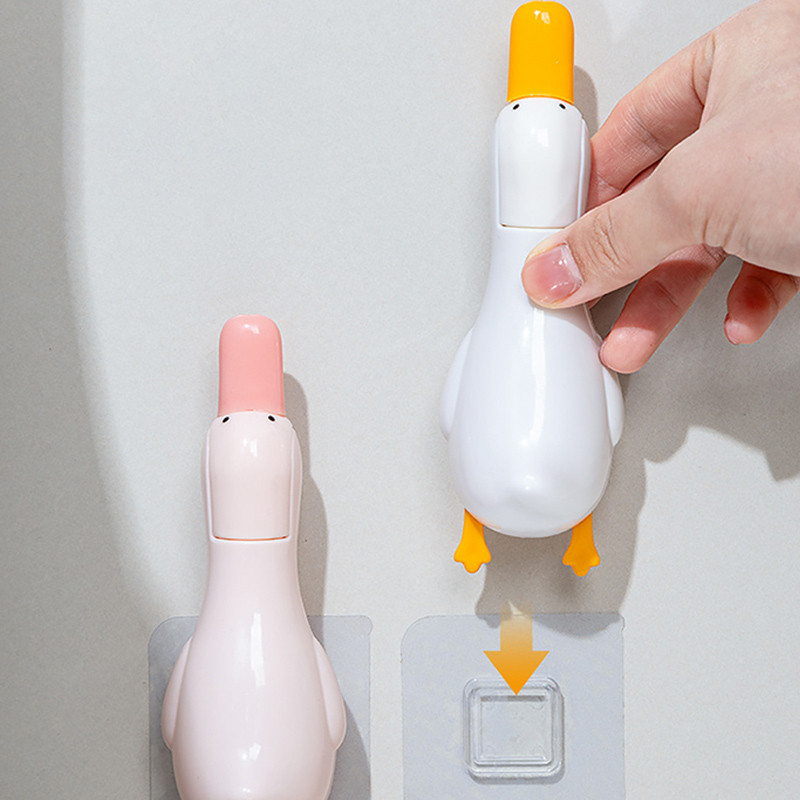 JUJIAJIAจูเจีย กิ๊บติดผมทําความสะอาดเป็ดน่ารักอเนกประสงค์พร้อมระบายอากาศและระบายน้ําไม่จําเป็นต้องออกแบบเจาะ - รูปที่ 7