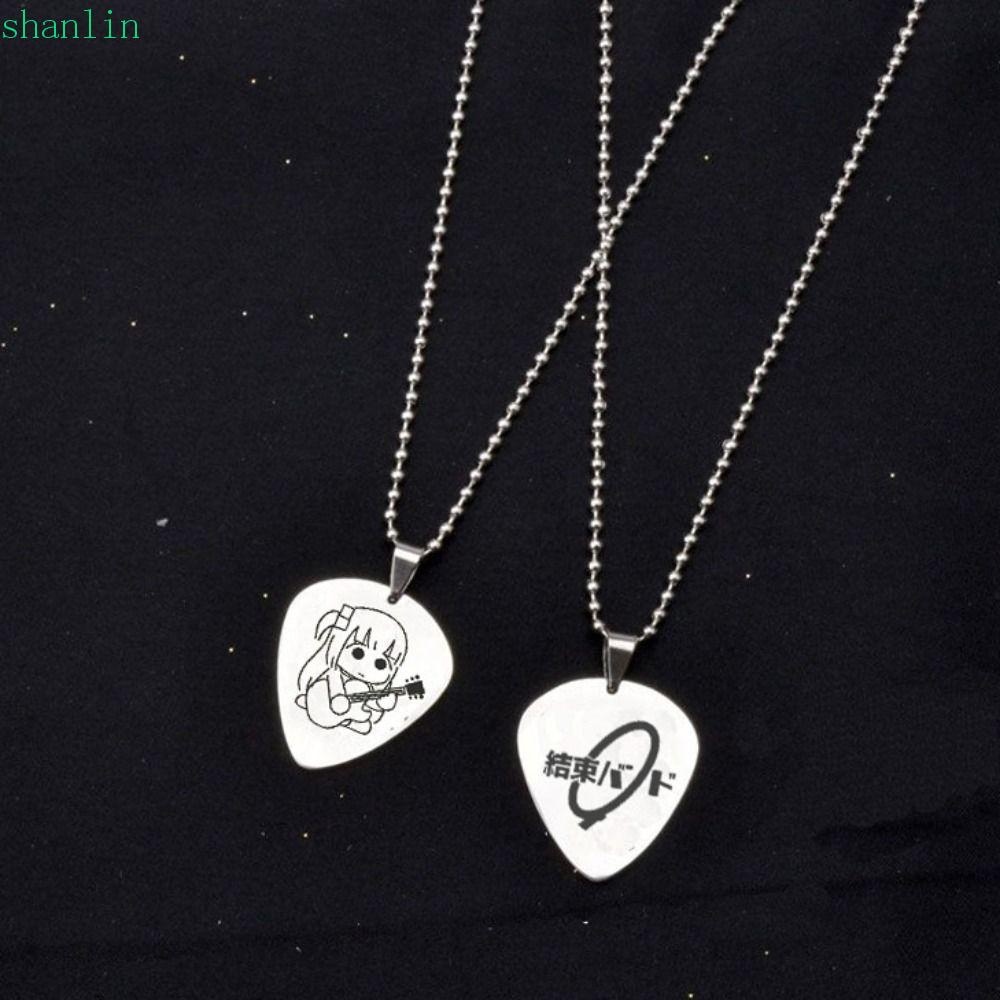 Shanlin กีตาร์สร้อยคอจี้, Yamada Ryo Kita Ikuyo BOCCHI THE ROCK สร้อยคอ, Creative Ijichi Nijika Guitarhero อะนิเมะญี่ปุ่น Gotoh Hitori Chain Choker