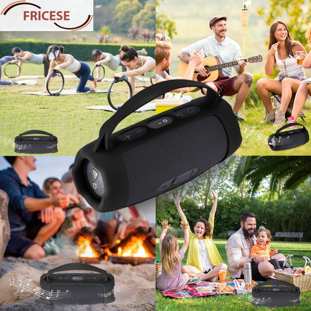 เคสซิลิโคนพร้อมสายสะพายไหล่สําหรับลําโพงไร้สาย JBL Charge 5 Wi-Fi [Fricese.th]