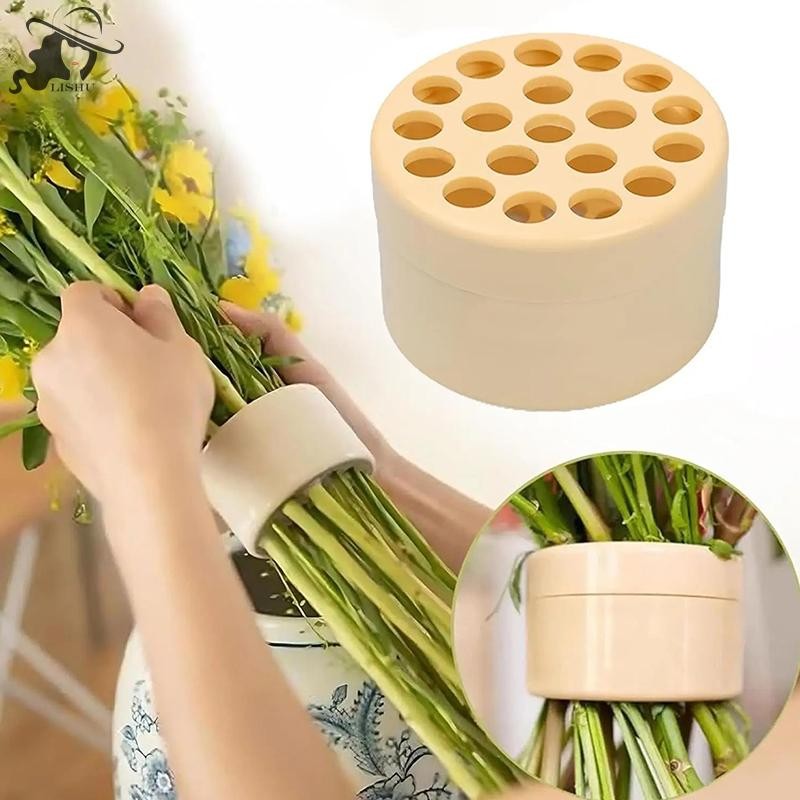 Lishu เกลียว Ikebana Stem ผู้ถือดอกไม้เกลียว Stem สําหรับแจกันช่อดอกไม้ Twister DIY ดอกไม้ Art อุปกรณ์เสริม Shaper ดอกไม้ของขวัญ th
