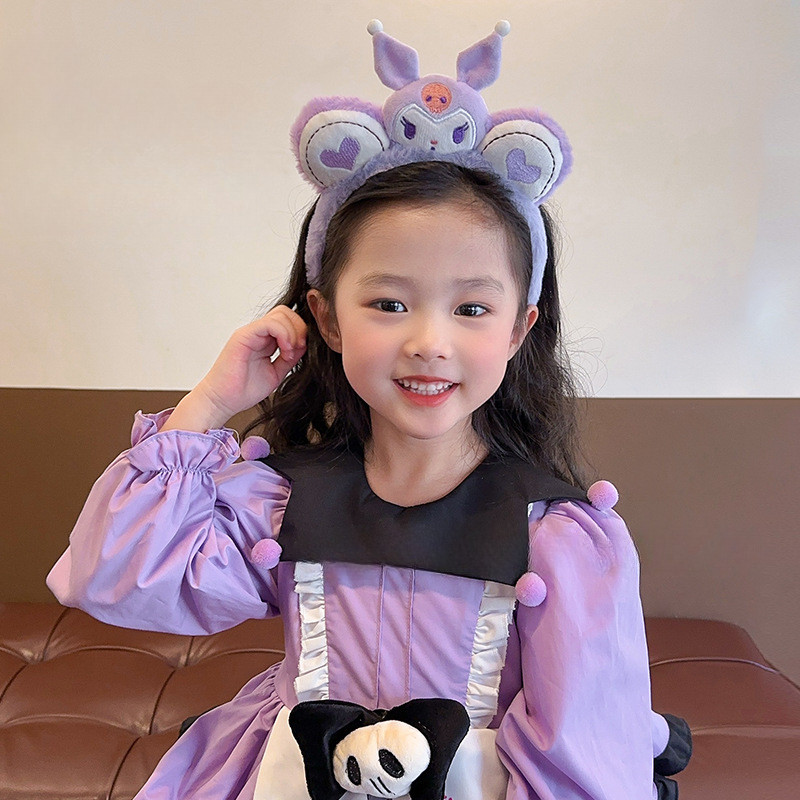 ห่วงผมตุ๊กตา ชาม น่ารักสําหรับเด็ก, ห่วงผมบีบอัดแบบไม่มีหัวของหญิงสาวสําหรับฤดูใบไม้ร่วงและฤดูหนาว, 2024 รุ่นใหม่