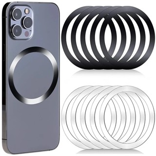 สติ๊กเกอร์แหวนแผ่นโลหะแม่เหล็กโทรศัพท์มือถือสากล - แผ่นชาร์จ…