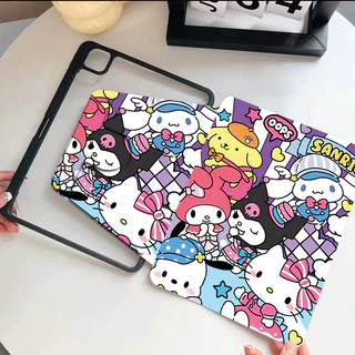 [พร้อมส่ง 🇹🇭] เคสไอเเพด หมุนได้360° Right pen Air6 Air5 air4 10.9 10th gen10 Gen7 gen8 gen9 10.2 gen5 gen6 9.7 air3 Air11 Air13 Pro11 pro12.9 pro13 mini4/mini5 mini6 Lovely Kuromi เคสสำหรับไอแพด