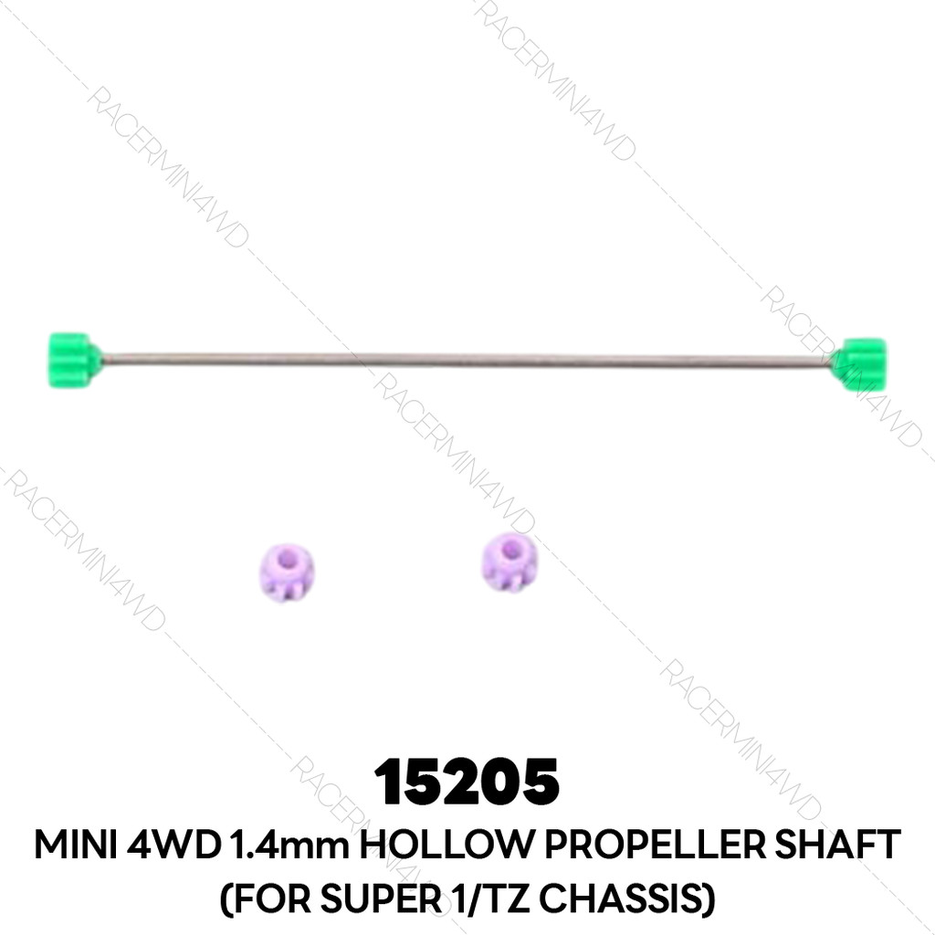TAMIYA 15205 VS,AR,VZ,Super-I/II/TZ 1.4mm Hollow Propeller Shaft