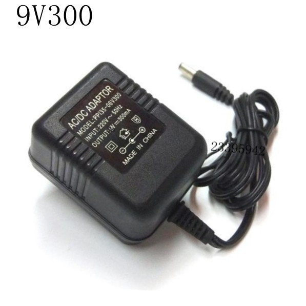 อะแดปเตอร์แปลงไฟคีย์บอร์ดอิเล็กทรอนิกส์ 9V500MA เครื่องชาร์จขนาดอิเล็กทรอนิกส์ 9V300/1,000MA