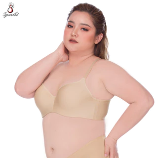 Sgarlet Plussize เสื้อในมีโครง สาวอวบ ตัวเรียบ ทรงสวยใส่สบาย ไม่กดเจ็บ ฟองน้ำปั๊มเจาะรูช่วยระบายอากาศ ไม่อับชื้น MB1719