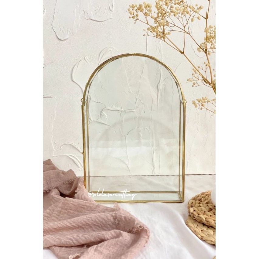 DOME-SHAPED TERRARIUM FRAME SIZE 20 X 30 ของขวัญชนบท