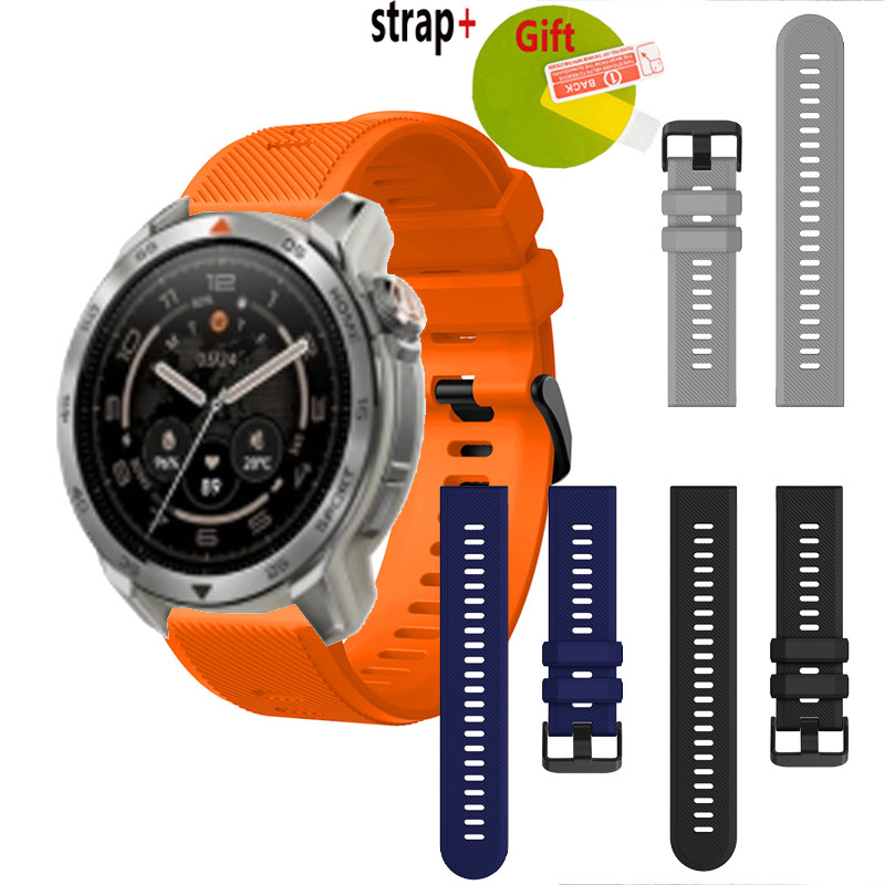 สาย Mibro Watch GS Pro2 สาย สายซิลิโคนสําหรับ Mibro Watch GS Pro2 สมาร์ทวอท์ชสมาร์ทวอท์ชสมาร์ทวอท์ชอุปกรณ์เสริมสายรัด