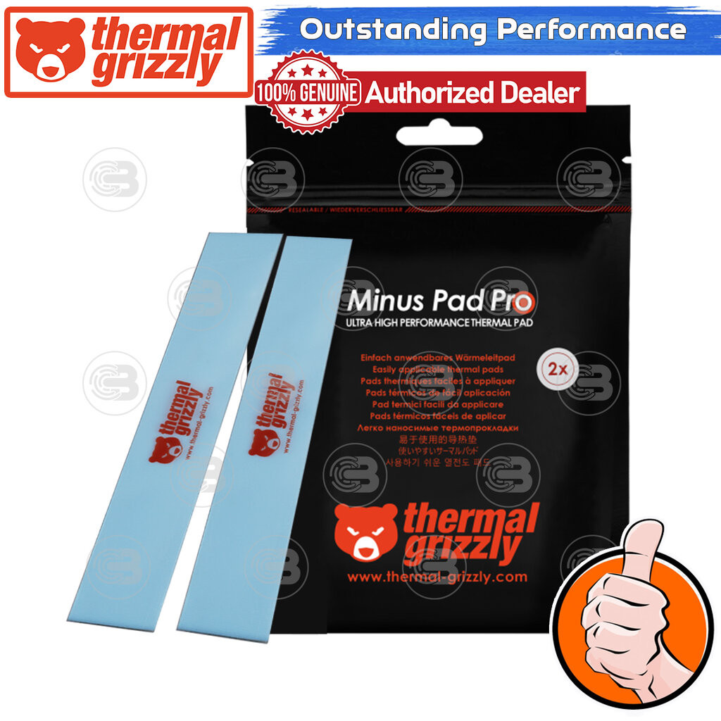 [CoolBlasterThai] Thermal Grizzly MINUS PAD PRO Thermal Pad 2PCS- 120x20 /0.5 mm./>15 W/mK