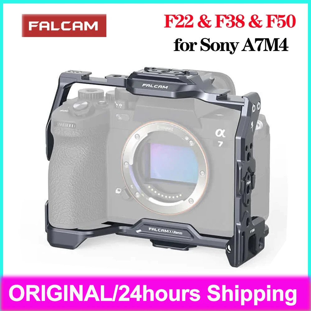 Falcam F22 F38 F50 Quick Release กล้องกรง V2 สําหรับ Sony A7M4 2824A กล้องฐานอลูมิเนียม QUICK RELEAS