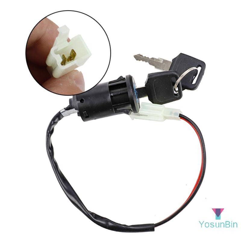 YosunBin] Moped Key 2 Wire 28mm Hole ATV Dirt Bike Accessory มอเตอร์ไซค์ไฟฟ้า Go-Kart On/Off Tool ใหม่ - รูปที่ 4